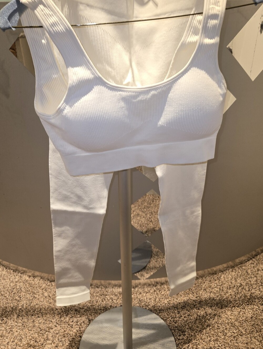 Ladies Ribbed Leggings Set - Picture 2 of 5